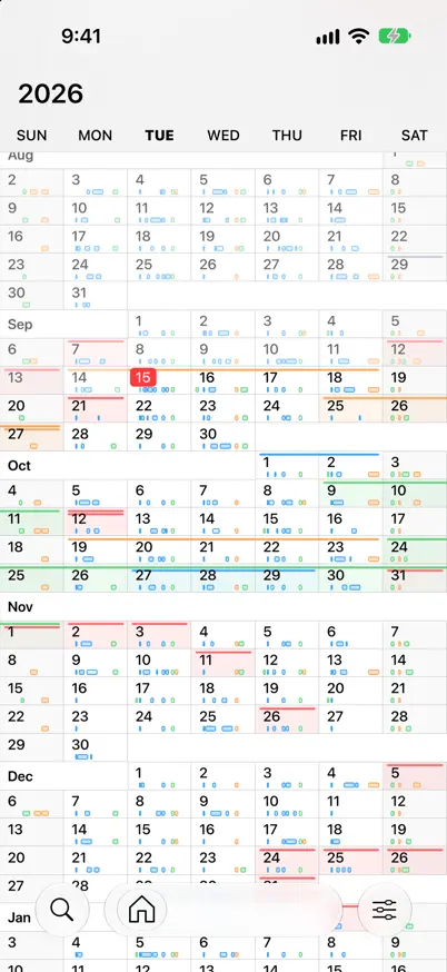 Half a year, light